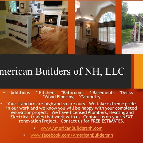 M&M American Builders of NH, LLC Brochure.
