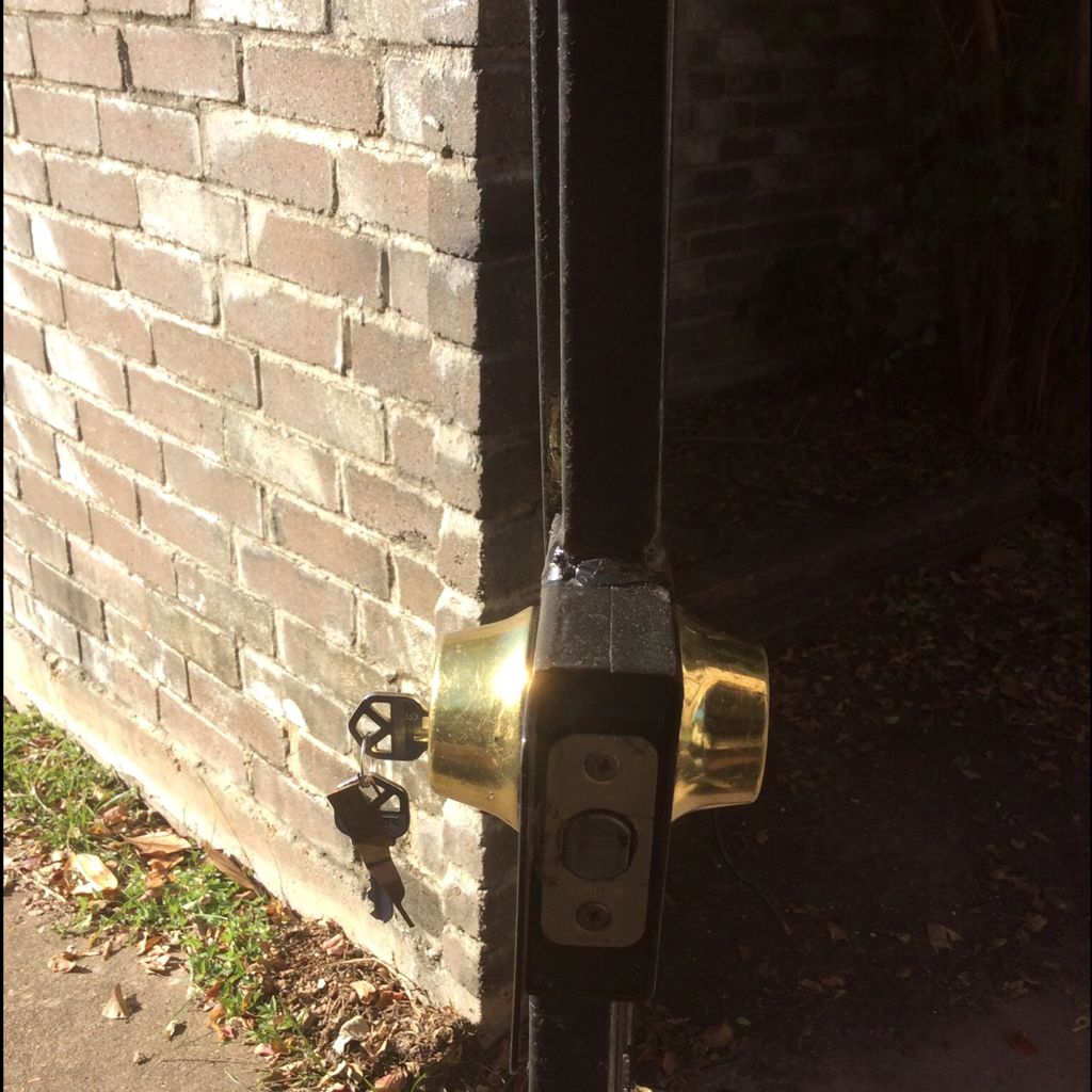rekey gate locks