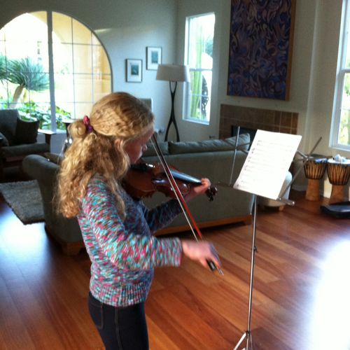 Violin lessons in your home or my studio