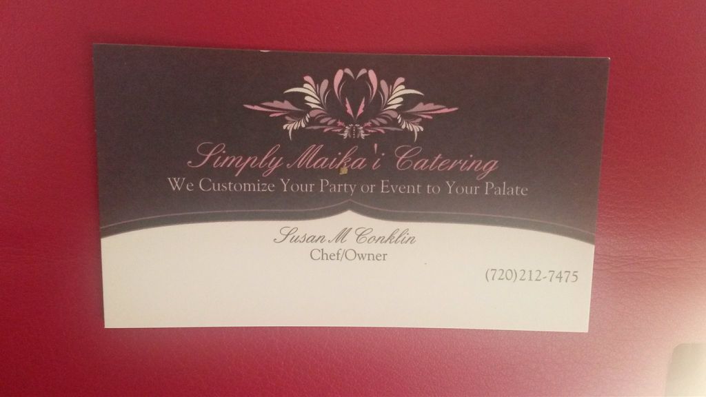 My businesses card.