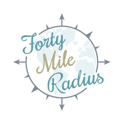 Logo for Forty Mile Radius - Travel blog and websi