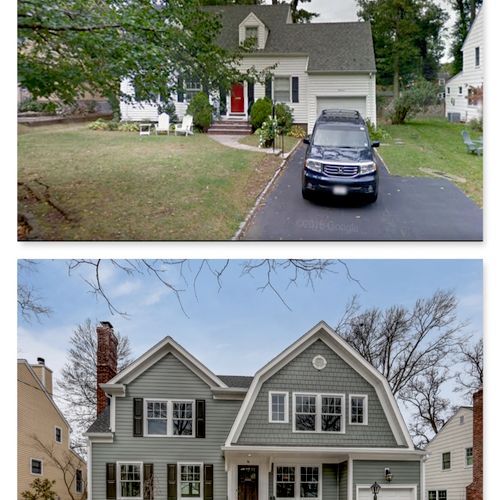 Residential Addition and Renovation (Before and Af