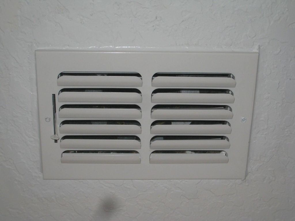HVAC Supply Vent after remediation