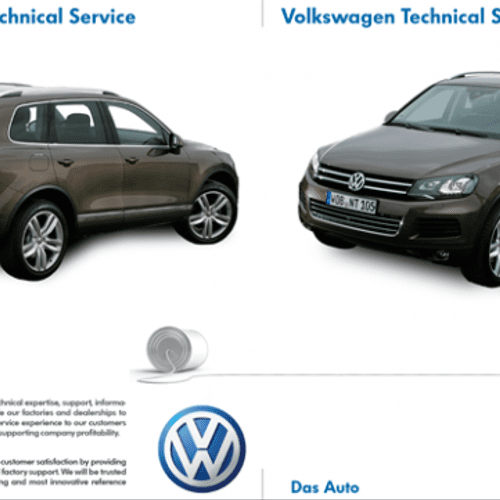 Bi-Fold Brochure for Volkswagen.