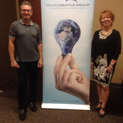 Keith and Sue Mohr of "The Mohr Creative Group"