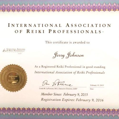 Member International Association of Reiki Professi