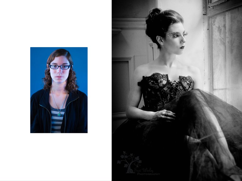 Before-After: We designed this gown based on this 