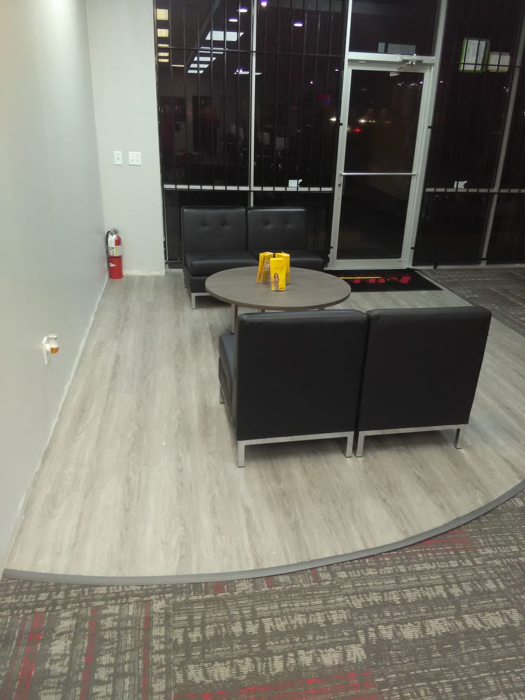 Wood flooring at Pharr, TX. location