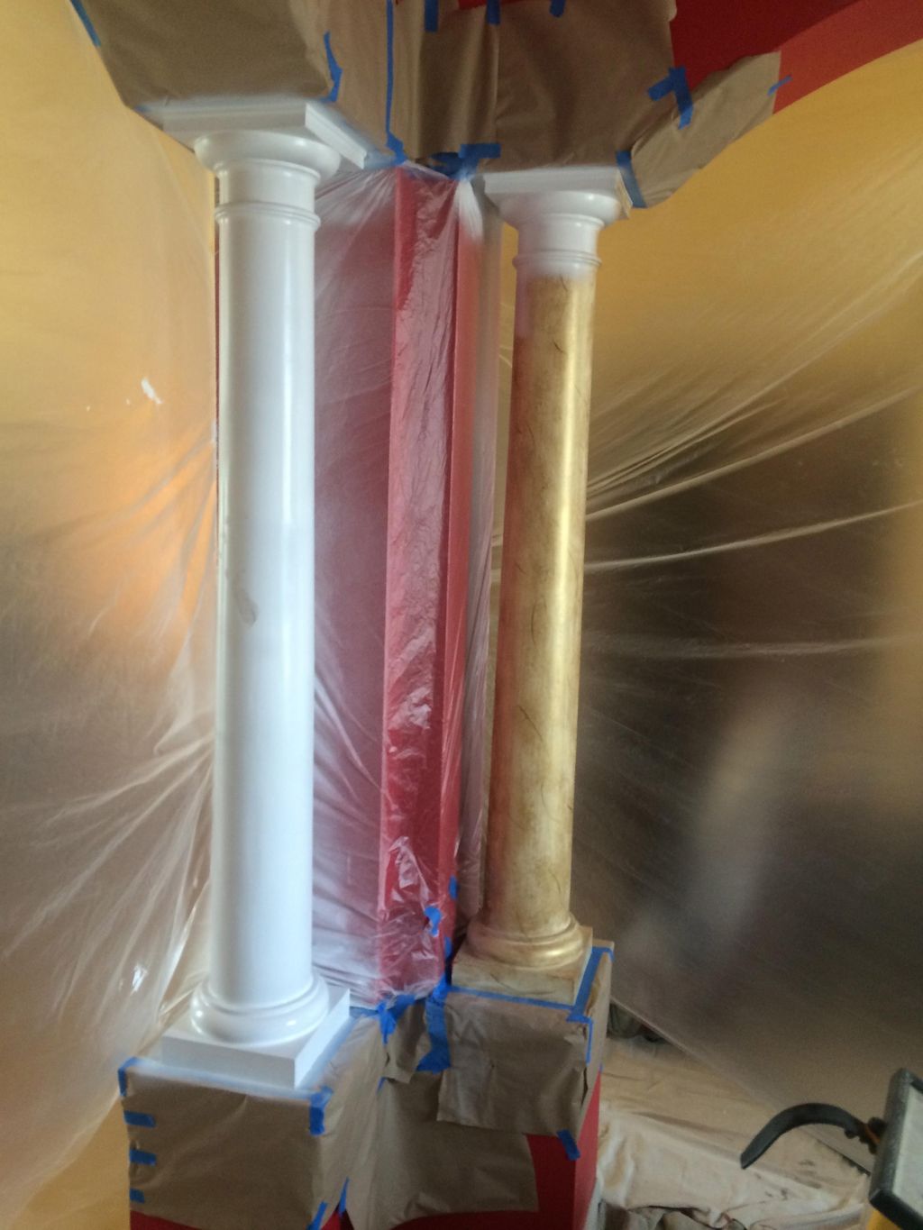 While job in process.