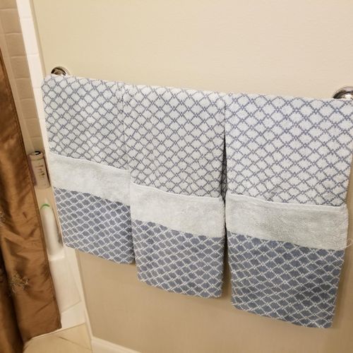 Towel Folding.