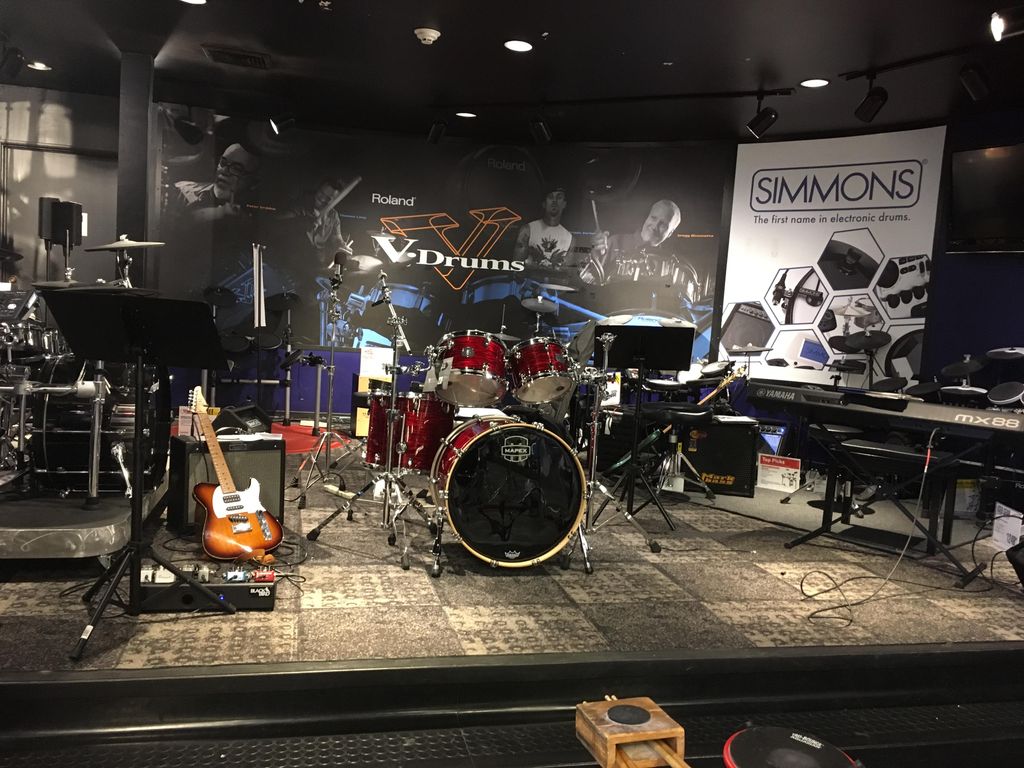 Master Class Drum Clinic at Guitar Center Hollywoo
