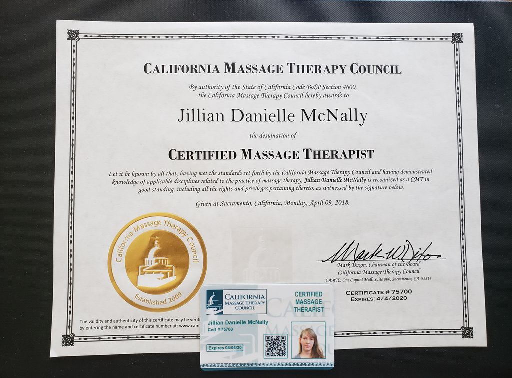 Proof of Certification