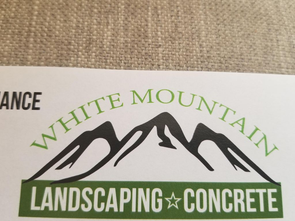White Mountain concrete