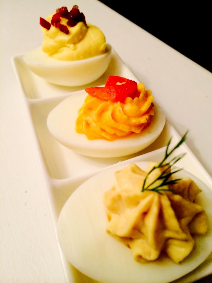 Deviled Egg Trio - Honey Mustard, Pimento Cheese S