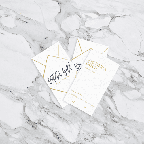 Victoria Gold Photography Business Cards