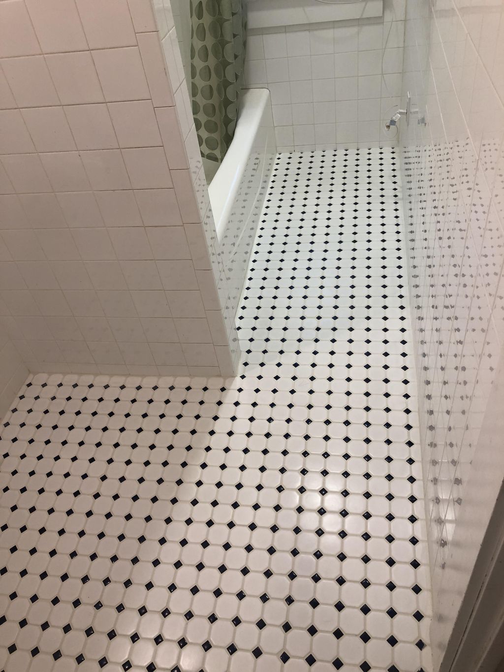 Bathroom Tile - After - Newton