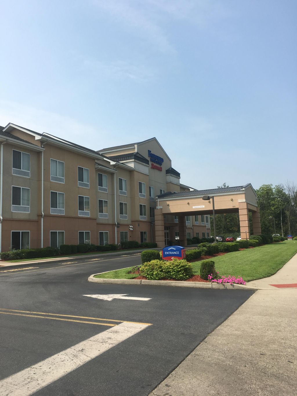 Marriot exterior stucco painting 