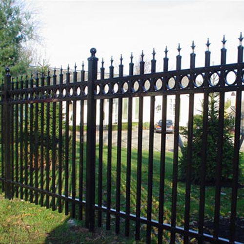 Custom Design wrought iron fencing