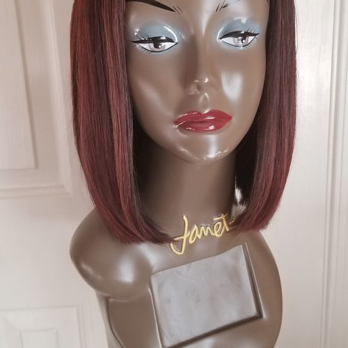 custom made and colored wig