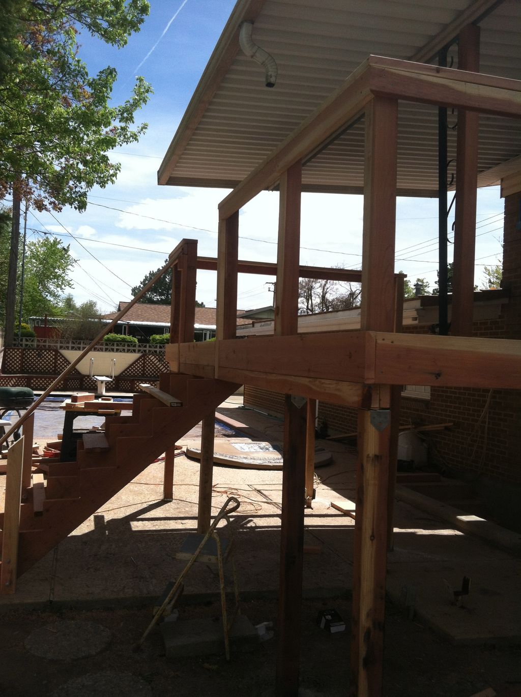 New deck build I completed 4/14. Customer wanted o