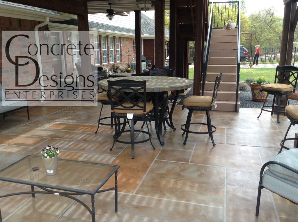 CDE; Exterior_Decorative Concrete Overlay_Multi-co