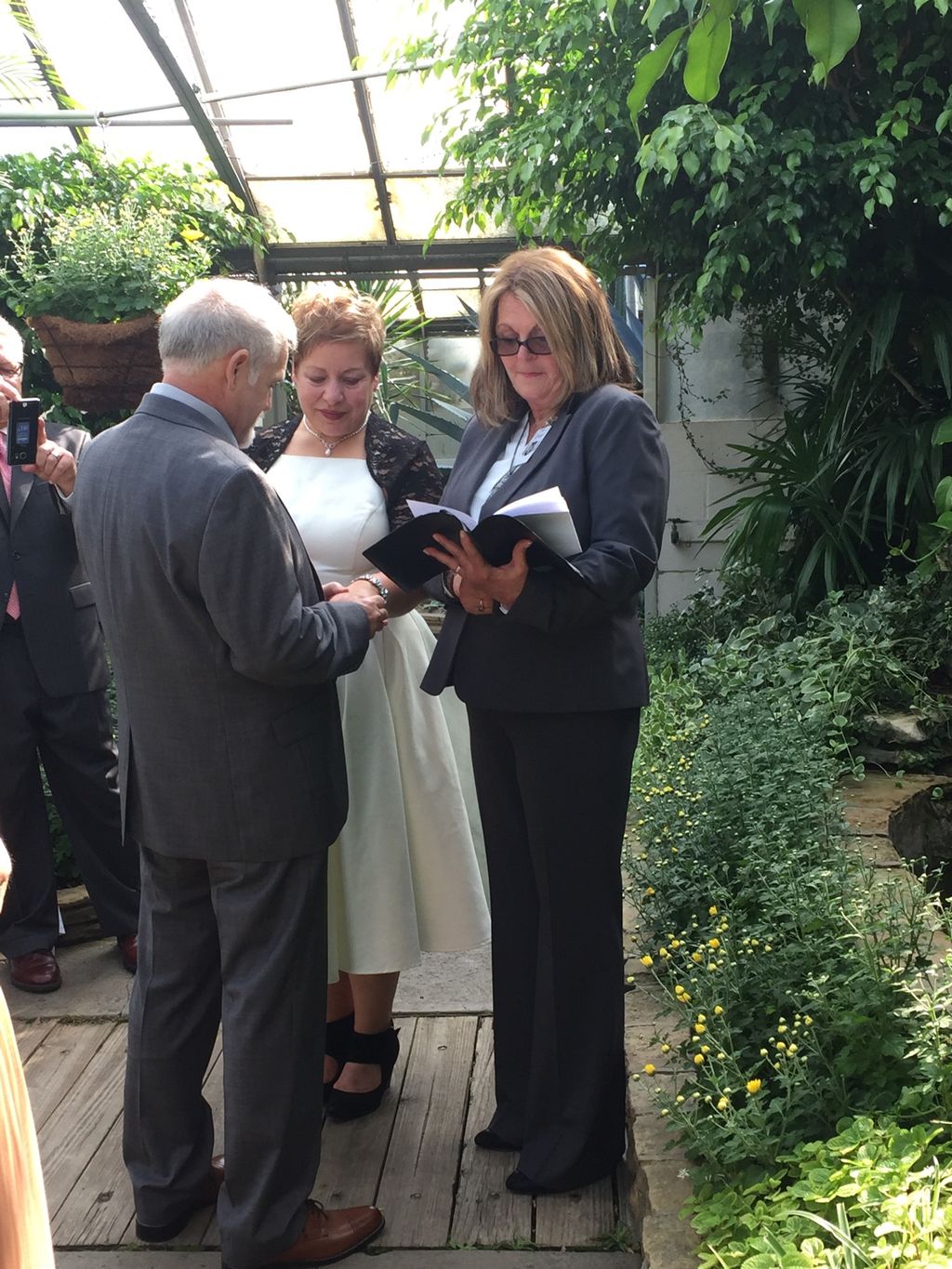 Very cute couple at the Cleveland Greenhouse...