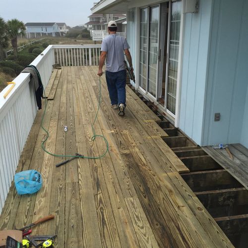 Rebuilding a deck