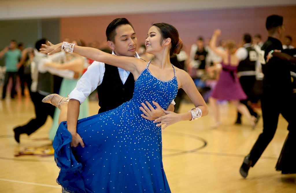 I love beautiful lines in dances like the waltz.