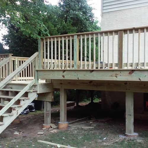 this is a deck I built last summer