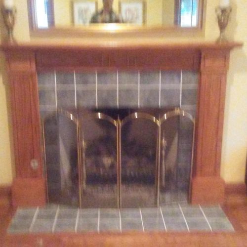 Fireplace Mantle replacement