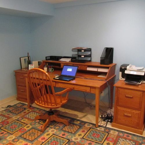 The same home office "after"