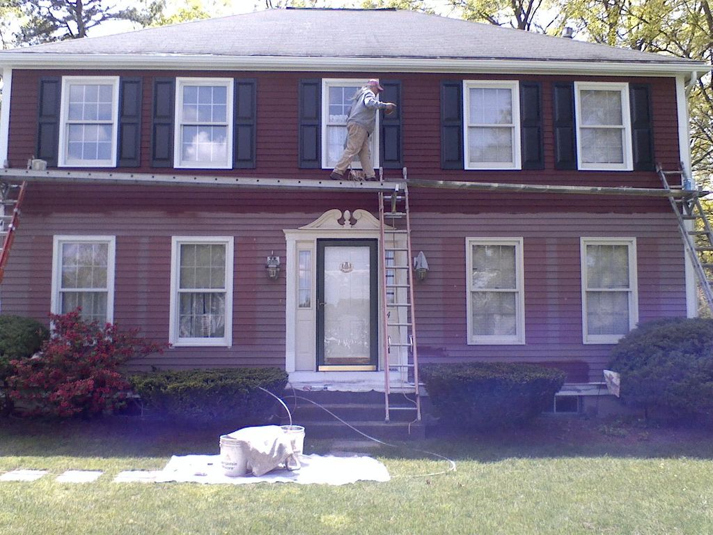 Exterior Painting - Use of aluminum planks makes f