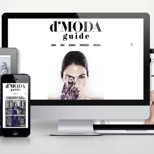 Universal Web Design for d'Moda Guide Modeling Age