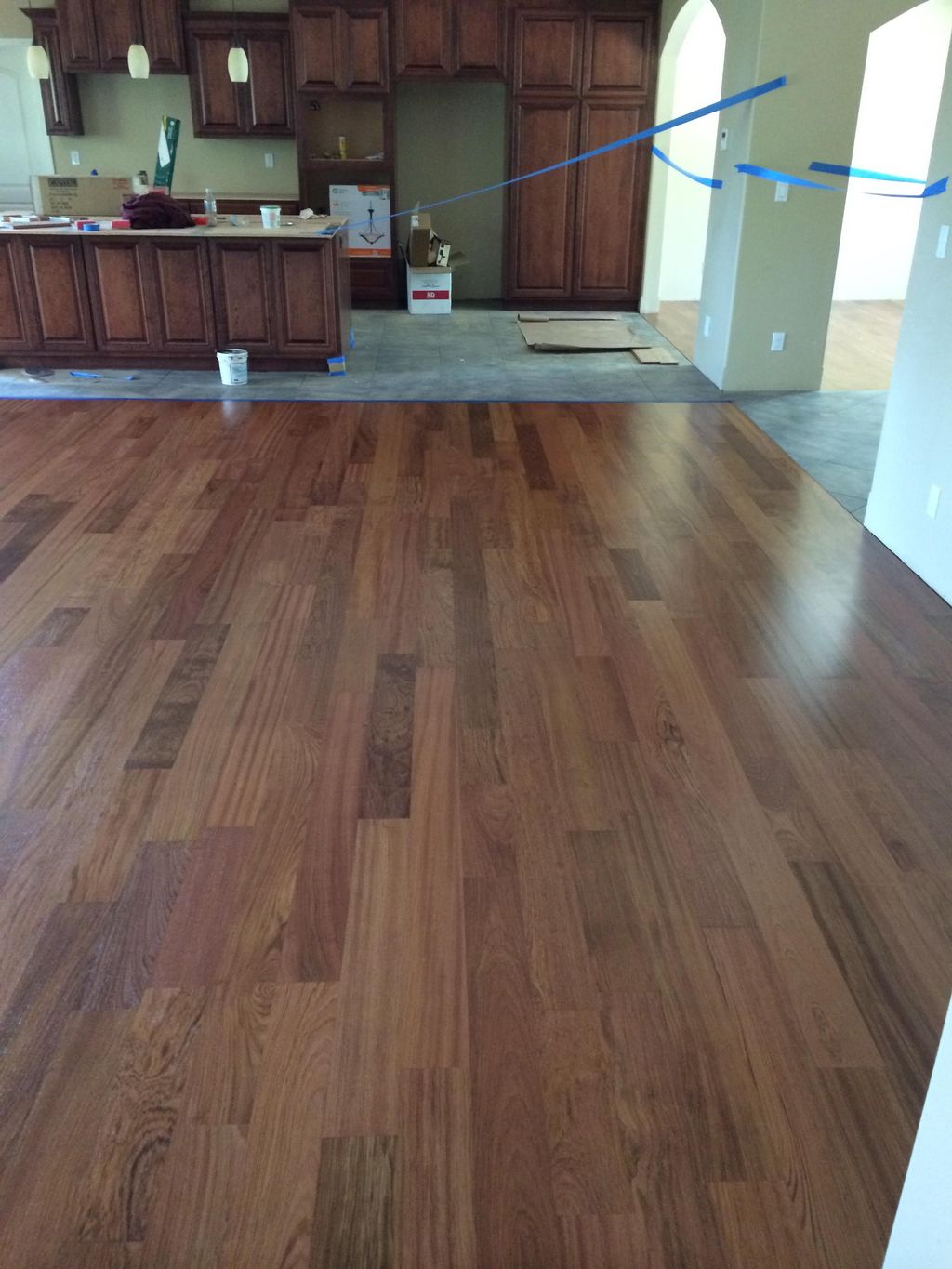 Sand and finish on site 