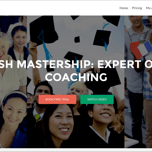 English Mastership, another responsive web design.