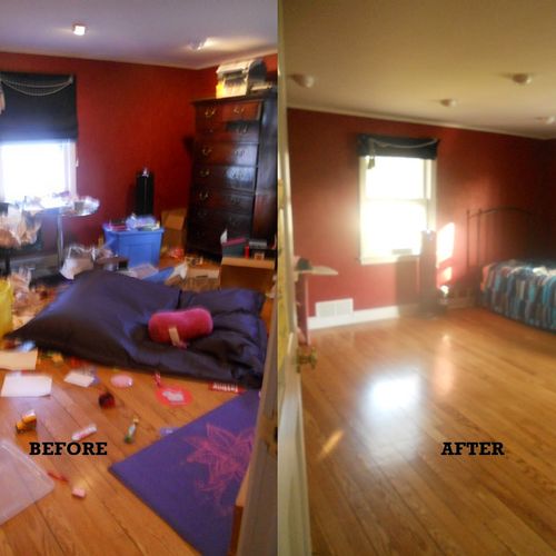 House Living Room Before & After