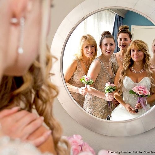 The Bride and her Bridesmaids.
