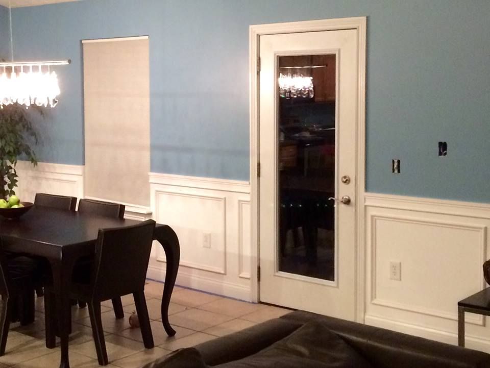 In addition to flooring, we install wainscoting, c