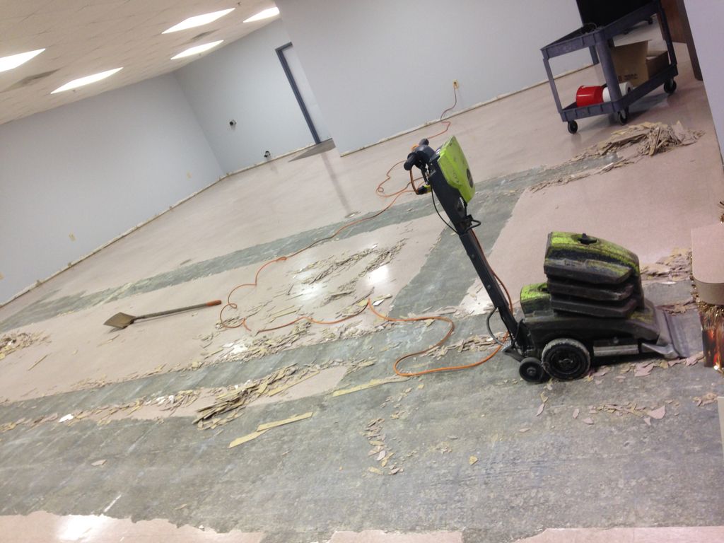 demo of Vinyl Composite Tile