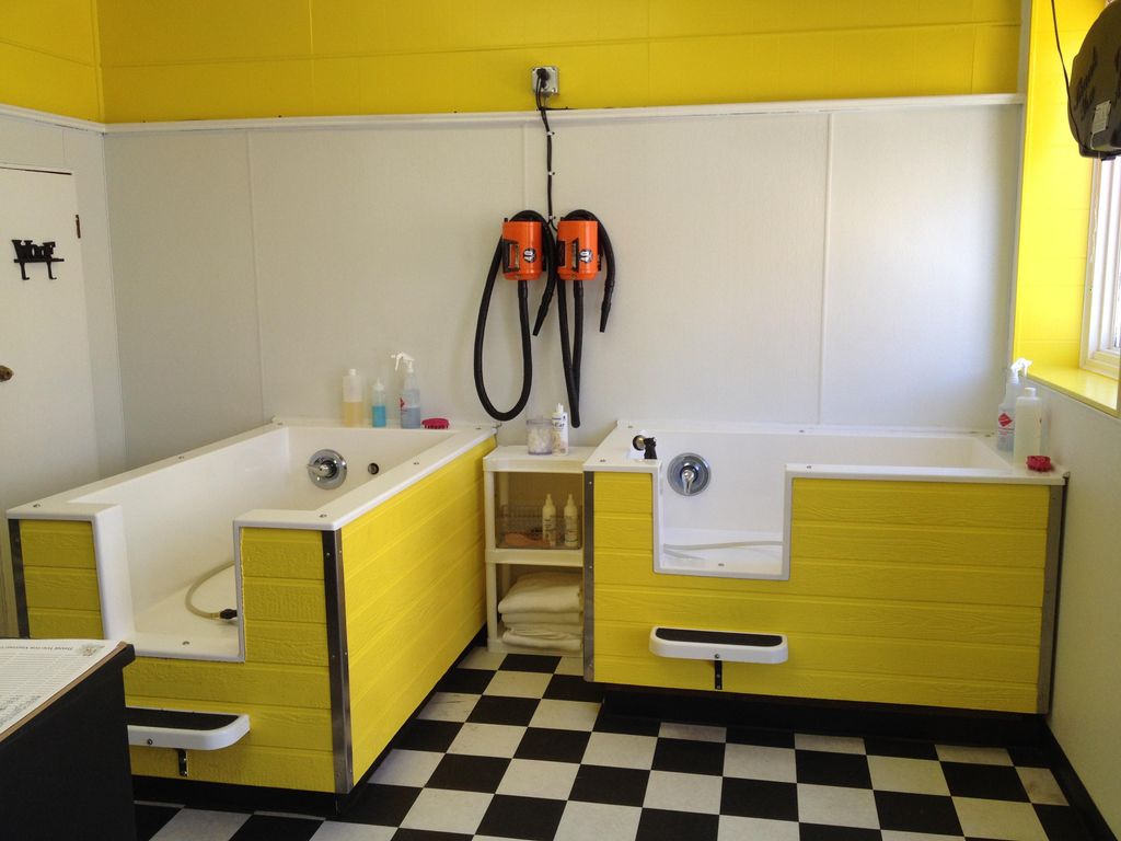 Dedicated self wash area. We supply everything you