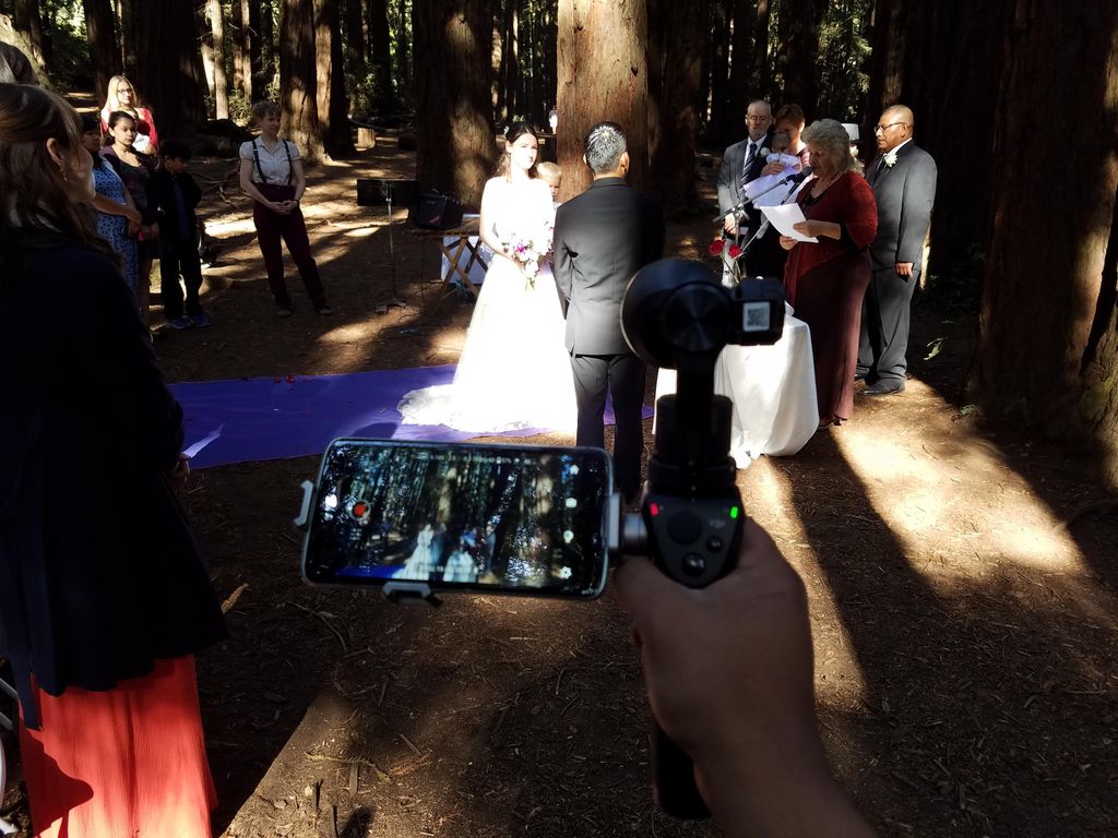 wedding shoot. osmo 4k . gimbal 