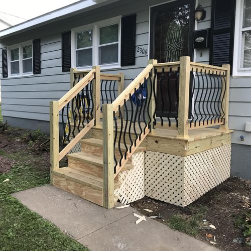 Small front porch