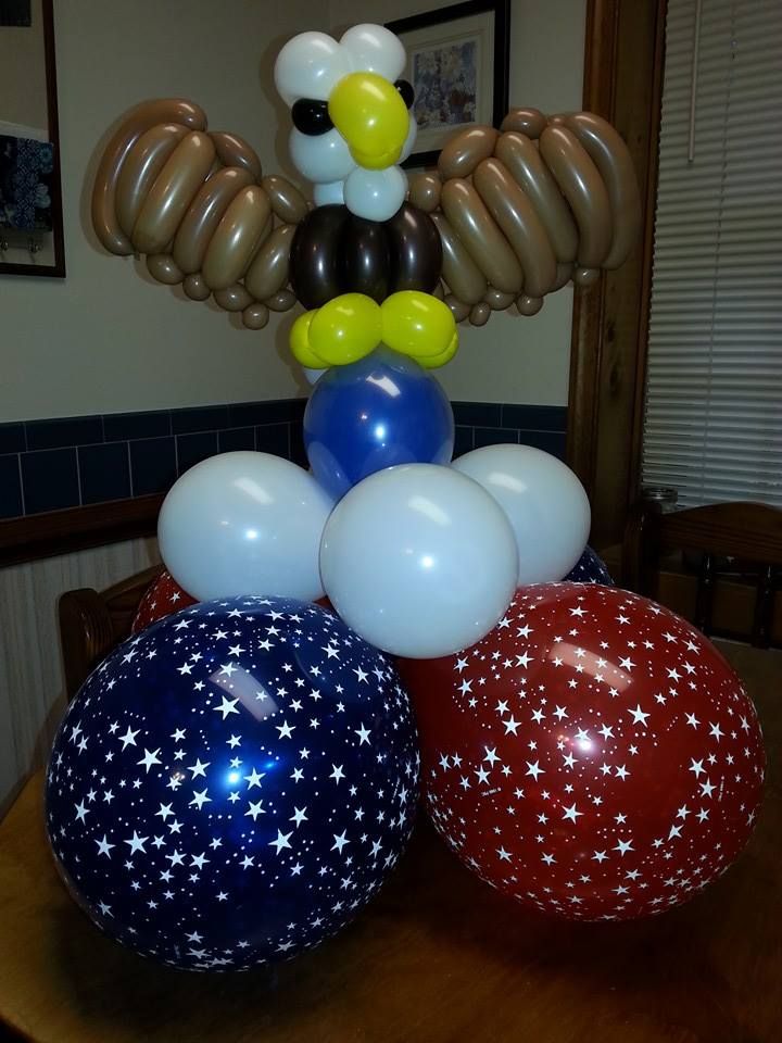 4th of July eagle centerpiece