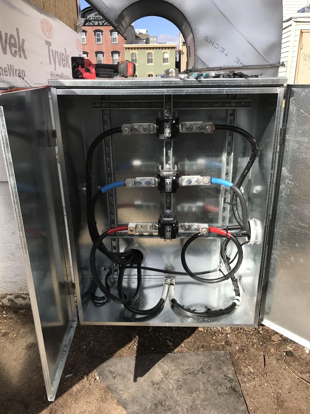 400 amp CT cabinet we made up.