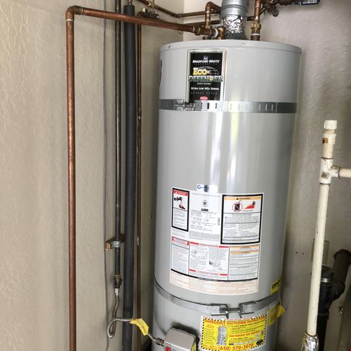 water heaters installed