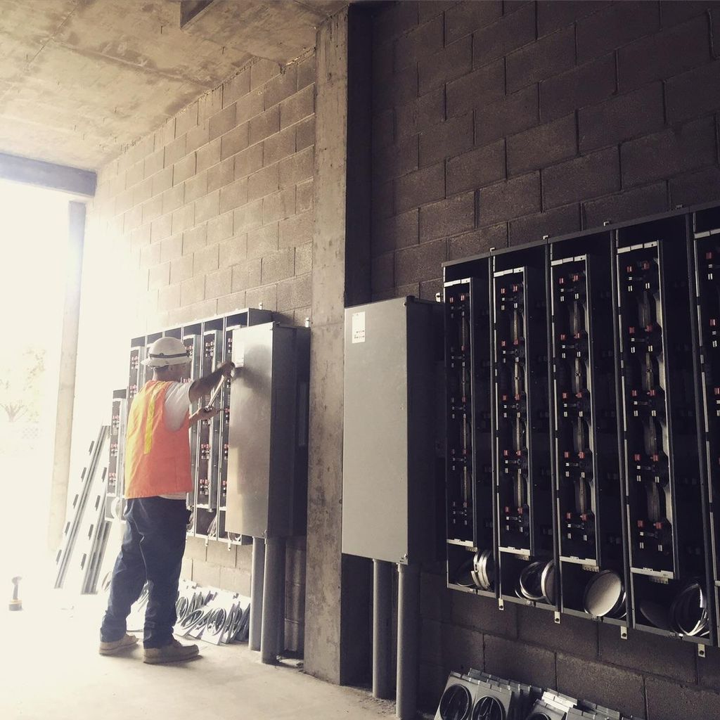 Re phasing bus bars on meter stacks to balance the