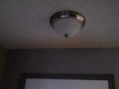 A new light fixture that I added and wired