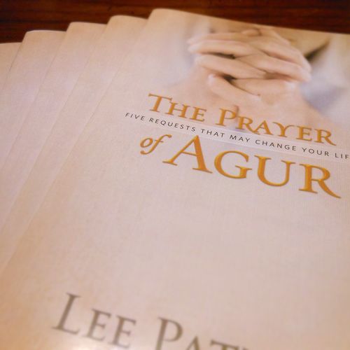 Prayer of Agur devotional booklet design layout an