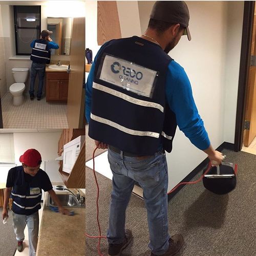 GENERAL CLEANING in a COMMERCIAL PROPERTY