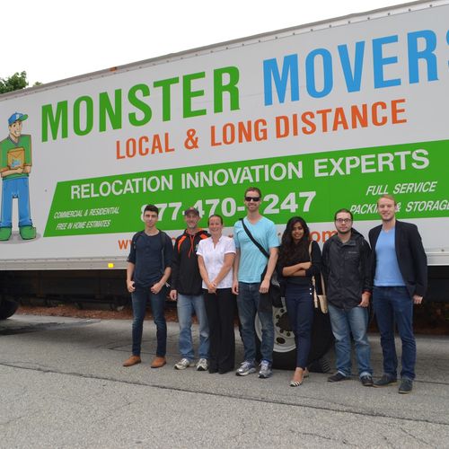One of our close partners, Monster movers!